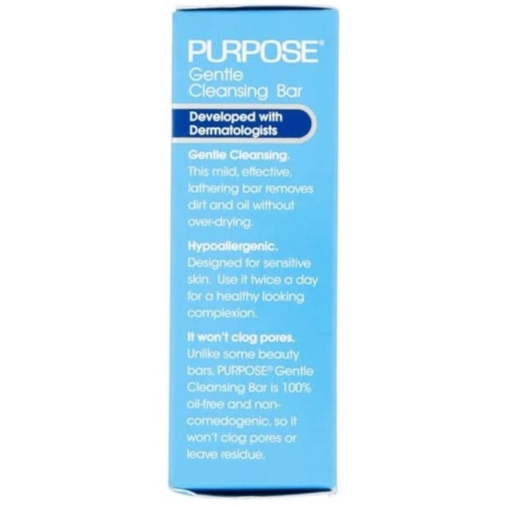 Purpose Gentle Cleansing Bar, 6-Ounce Bar Dermatologist Recommended - Picture 4 of 6